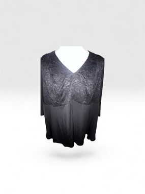 torrid Black Lace V-Neck Chemise